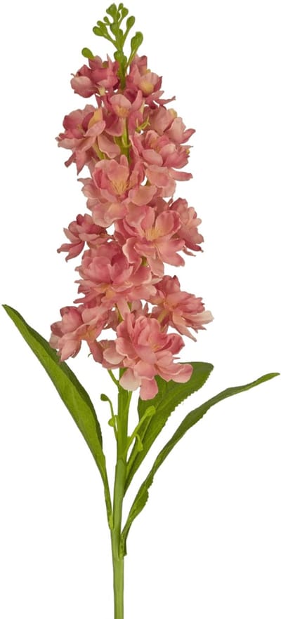 Easyplants | Kunstbloem Violier 78 cm roze | Zijde | Nepbloemen | roze | Onderhoudsvrij | Kant-en-klaar