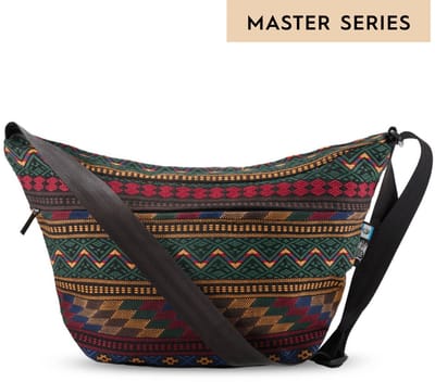 Ethnotek Bagan L - Schoudertas / Moon Bag - Crossbody - 12L - 13 inch Laptopvak