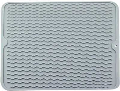 Siliconen Afwasmat 40×30 cm – Hittebestendige Druipmat voor Servies, Rutschvrije Droogmat voor Gooi, Bestek en Keuken