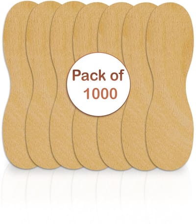 Berkenhouten Stokjes 6 cm - 1000 Stuks - Verkosterlepels voor Ijs & Taart
