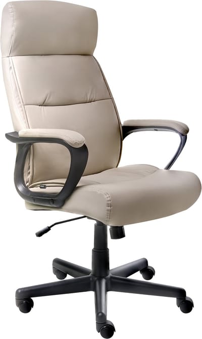 GURU - Bureaustoel - Beige - Kunstleer