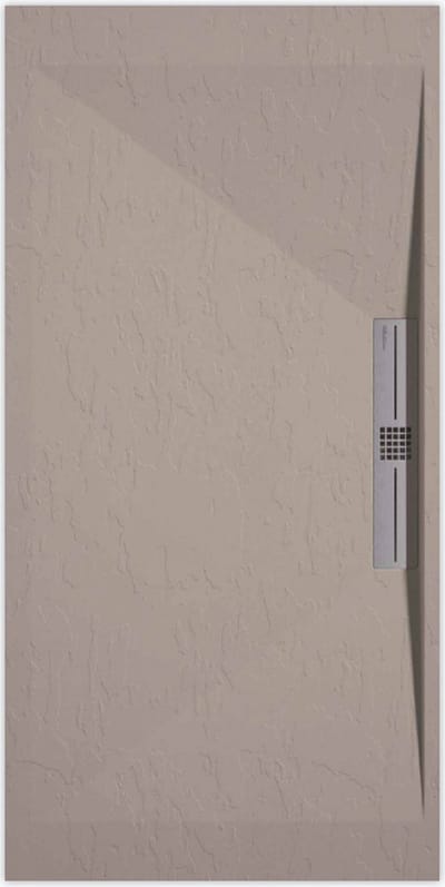 Sanifun douchebak Stone Side Sand Slate 1000 x 800 S