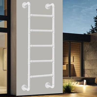 Klimladder - Noodtrap Kelderladder - Veilige Ontsnapping - Robuust Smeedijzer - 100-300 cm - Zwart