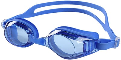 Ynkkvre - Zwembril - Duikbril - Anti-condens zwembril - Wedstrijdzwembril - UV-beschermende zwembril - Anti-lek zwembril - Antifog spiegellens - Perfecte pasvorm - Hydrodynamisch - 100% PVC-vrij siliconen - Blauw