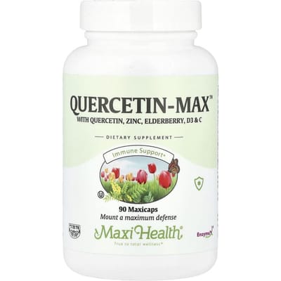 Maxi Health, Quercetin-Max™, MaxiCaps 90 comprimés