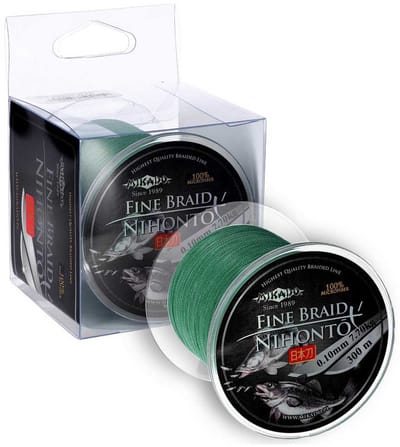Mikado Nihonto Fine Gevlochten Vislijn 300 M Groen 0.230 mm