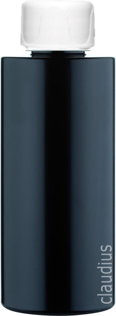 Lege Plastic Fles 300 ml PET zwart - met witte dop - set van 10 stuks - Navulbaar - Leeg