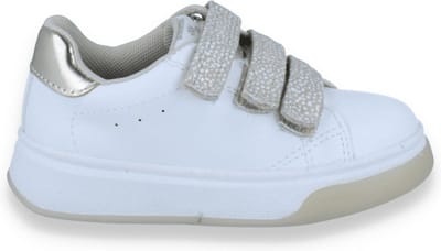 Sj Lifestyle Meisjes Sneaker Wit/goud | Maat: 24