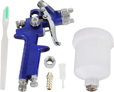 Professionele HVLP Spuitpistool Set met 1mm Mondstuk voor Autolak, Perfect voor Schilderwerk en Verfprojecten