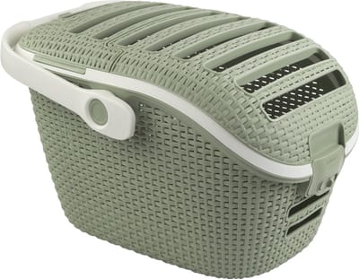 Curver Reismand Kat - Klein huisdier - Afneembare bovenkant - Met handvat - Misty Green - 51x38x33 cm
