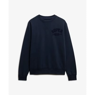 Superdry Vintage Athletic Tonal Crew Sweatshirt Blauw S Man