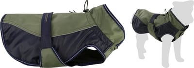 Flamingo Hondenjas Eisberg Groen/ Donkerblauw Winterjas 70cm