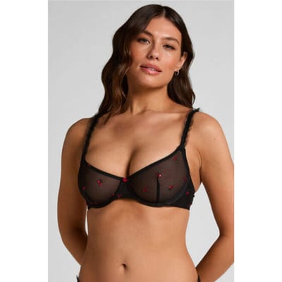 Hunkemöller Niet-voorgevormde beugel bh Chelsey Zwart