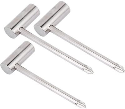 Dailygoods- Instelsleutel 7MM/8MM/6.35MM - Gitaarafstelsleutel - Onderhoudsgereedschap - Schroevendraaierontwerp - Duurzaam metaal - 8x3x1 cm - Gitaartool