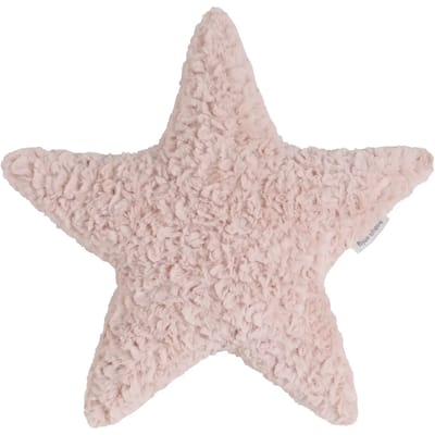 Baby's Only Kussen ster Snow - Kussen babykamer - Sierkussen kinderkamer - Stervormige kussen - Voor meisjes - Oud Roze - 45x40 cm