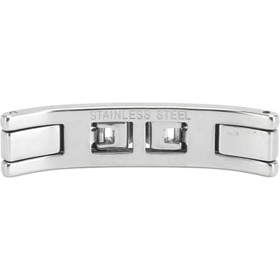 Roestvrijstalen Horlogeband Gesp Universele Vouwende Dubbele Trek Vlindersluiting voor Horloge Accessoires white