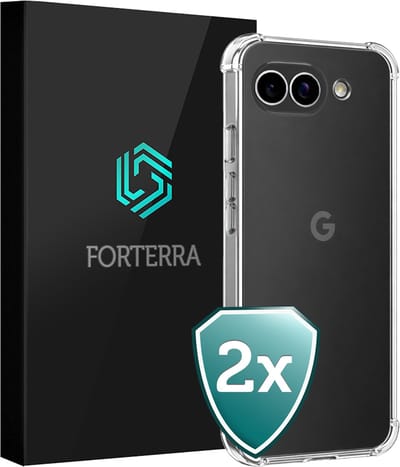 Hoesje 2 Stuks - Geschikt voor Google Pixel 10a - Sterk & Shockproof - Back Cover - Siliconen Case - Telefoon Hoes Shock Proof - Transparant
