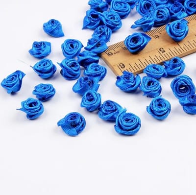Dailygoods- Kunstbloemen 100 Stuks - Mini-Rozenknoppen - Polyester - Decoratieve Rozen - Knutseltoepassingen - Elegant en Natuurlijk - Neprozen
