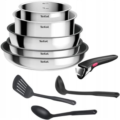 Tefal Ingenio Cook Eat Pannenset RVS 9 Delen