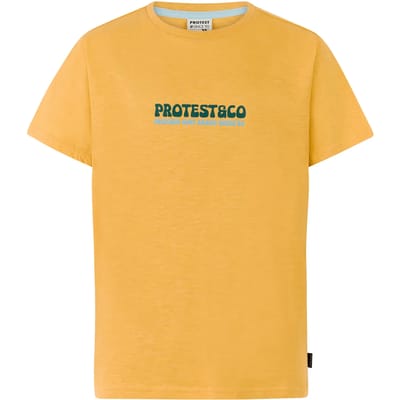 Protest PRTBarlow JR - T-shirt Jongens - Korte mouwen - Normale pasvorm - Crème
