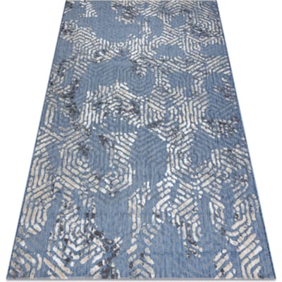 Kleden Rugsx Tapijt Structureel SOLE D3841 zeshoeken Plat gewev 80x150 cm