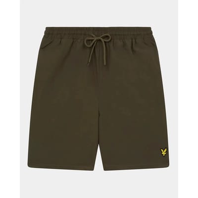 Korte Broek Lyle &amp; Scott Lyle Scott Zwembroek Plain Olijfgroen