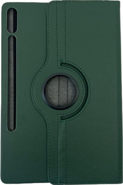 Draaibare Tablet Hoes - Geschikt voor Samsung Galaxy Tab S9 Plus Hoes - Donker Groen