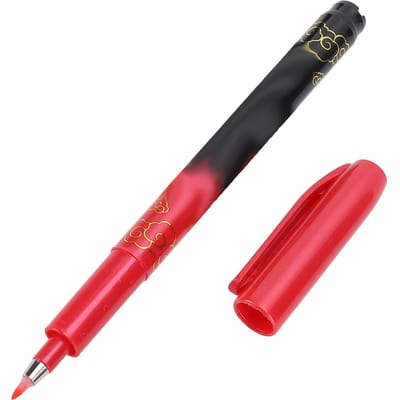 Handlettering Pen Vervaagbestendige Inkt Zachte Punt Fijne Lijn Draagbare Kalligrafie Penselpen voor Beginner black