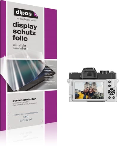 dipos – 4x Beschermfolie geschikt voor NBD EU-S100-DP | Krasbestendige & heldere Screenprotector Ultra-Thin