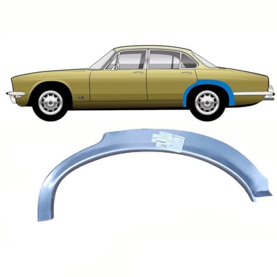 Reparatiepaneel achterspatbord voor Jaguar XJ 1968-1973 / Links