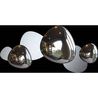 Maytoni Jack-stone LED wandlamp, 79 cm, nikkel