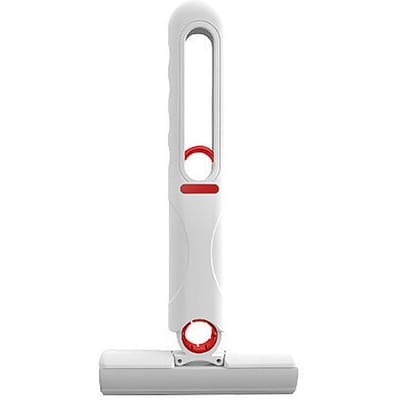 Desktop Dweil PU Katoenen Kop Sterke Absorptie Handbediend Opvouwbare Mini Dweil voor Houten Tegelvloeren white
