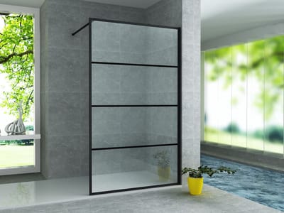 H&F Teko Douchewand 140x200 cm – Inloopdouche – Mat Zwarte Accenten – 8 mm Veiligheidsglas – Antikalk