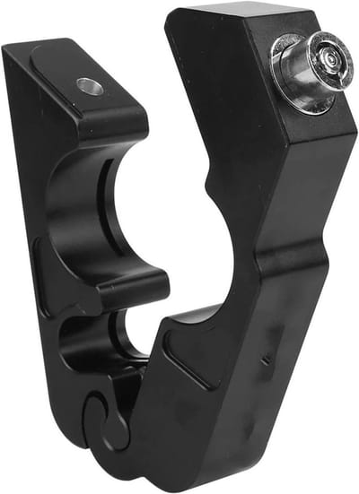 Motorslot Stuurslot - Motorgreepslot Diefstalbeveiliging - Motorfiets Beveiligen - Uniek Slotcilinderontwerp - 10x10x10 mm - Zwart