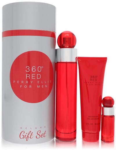 100 ml Eau De Toilette Spray + 7.5 ml Mini EDT Spray + 90 ml Shower Gel in Tube Box