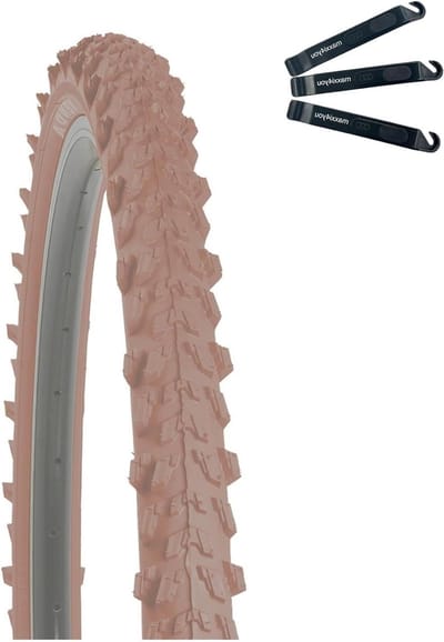 MTB Fietsband - Mountainbike Band - All-Terrain Fietsen - Robuust Profielontwerp - 26 x 195 inch - Bruin