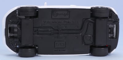 Bburago Volkswagen Polo - Modelauto - Schaal 1:43 - Wit