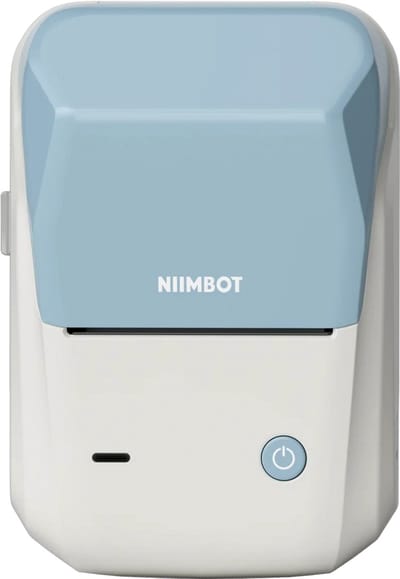 Niimbot B1 Pro - Labelprinter - Bluetooth - Printbreedte 20-50mm - Direct Thermisch - 300dpi - 1500mAh - Lichtblauw