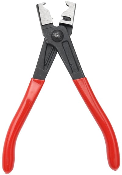 carmdering - Clic-R Slangklem Tang - Clic-R Klemmen Zetgereedschap - Professionele Automontagetang - Automatische Veer Terugslag - Draaibare Kop Voor Nauwe Ruimtes - Koolstofstaal - Ergonomisch Rubberen Handvat - Efficiënt Brandstofslang Beheer