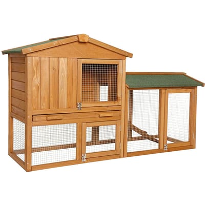 Lionto konijnenhok NatureYard 147x52x85cm kleine dieren