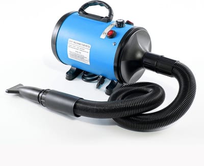 Livano Hondenfohn - Hondenkam - Hondenborstel -Langhaar - Korthaar - Dog Brush - Haardroger Hond - Katten - Ontharing - Waterblazer - Blauw