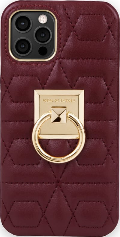 iDeal Of Sweden Statement Case Quilted iPhone 12/12 Pro Quilted Ruby