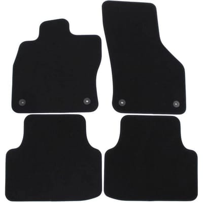 Tapis de sol - Skoda - Octavia 3 - 2013-2019 - 4 pièces - Renforcé sous les pédales - Antidérapant