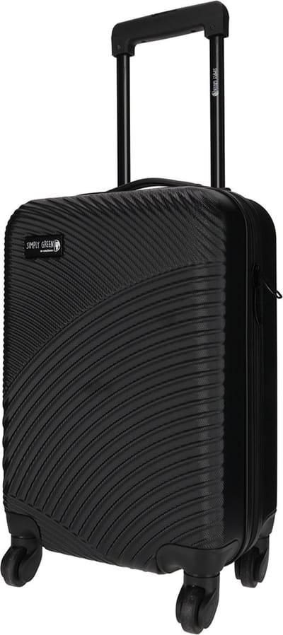 Nörlander Reiskoffer 31L - Handbagage koffer - Duurzaam rPet - Zwart