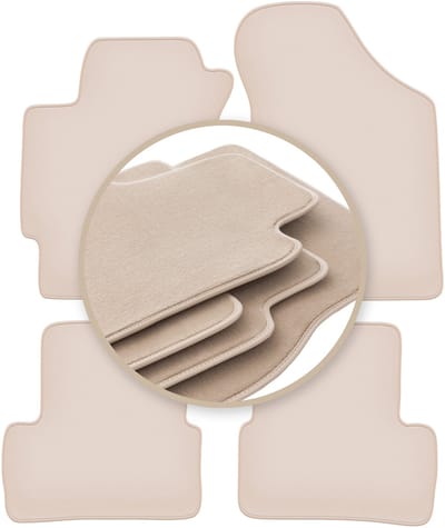 PREMIUM beige matten voor: Hyundai Coupé II GK coupé 2001-2008