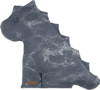 Baby's Only knuffel dinosaurus Marble - Knuffeldier - Baby knuffel - Decoratie kussen - Granit/Grijs - 40 cm - Baby cadeau