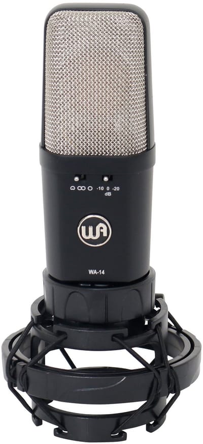 Warm Audio WA-14 Stereo-pair - Stereoset Multi-pattern Grootmembraan Condensator Studio Microfoon