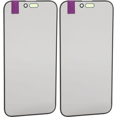 2 Pièces Verre d'écran pour IOS 15 Pro Maximum Verre d'objectif extérieur avant Remplacement d'écran avec OCA