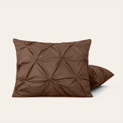 HappyBed Kussenslopen Terracotta 60x70 cm - Kussensloop set 2 stuks - 100% Microvezel - Ultieme slaapcomfort