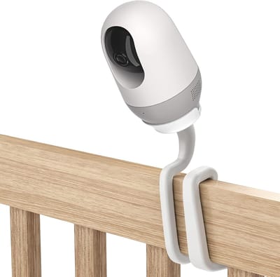 Flexibele Draaimontage - Camera Houder - Babykamer Bewaken - Zonder Muurschade - 44.5 cm Lengte - Zilver